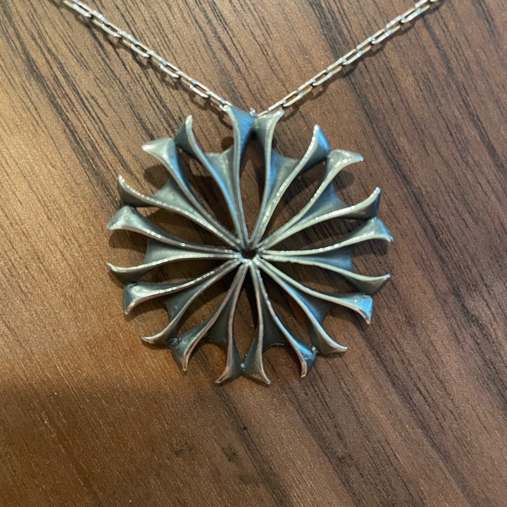 Ronald Hayes Pearson Sterling Silver Pendant Necklace